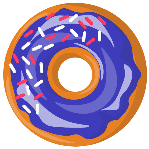 color donut
