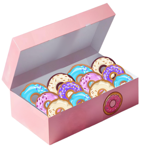 Donut box full
